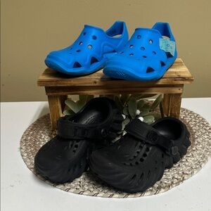 Crocs two pairs C9 in new condition